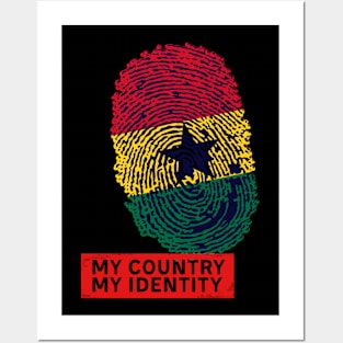 Ghana Country Flag Identity Posters and Art